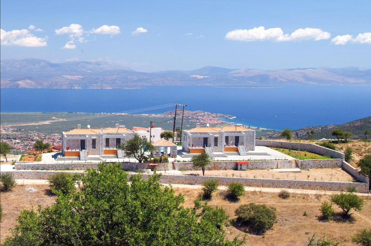 Raise Luxury Villas With A Great Sea View Of Astros Orini Meligou Exterior photo