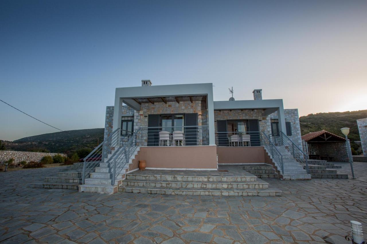 Raise Luxury Villas With A Great Sea View Of Astros Orini Meligou Exterior photo