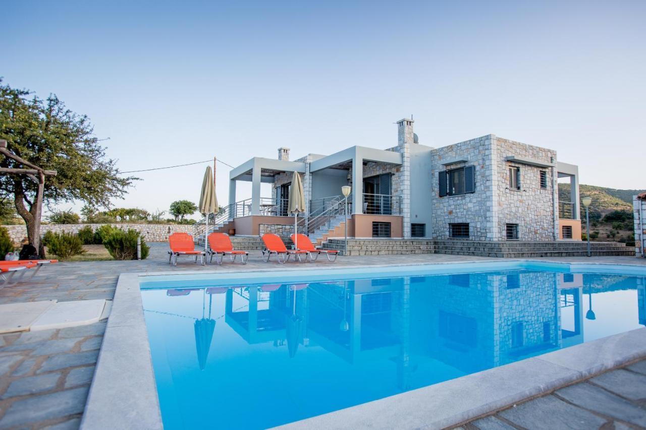 Raise Luxury Villas With A Great Sea View Of Astros Orini Meligou Exterior photo