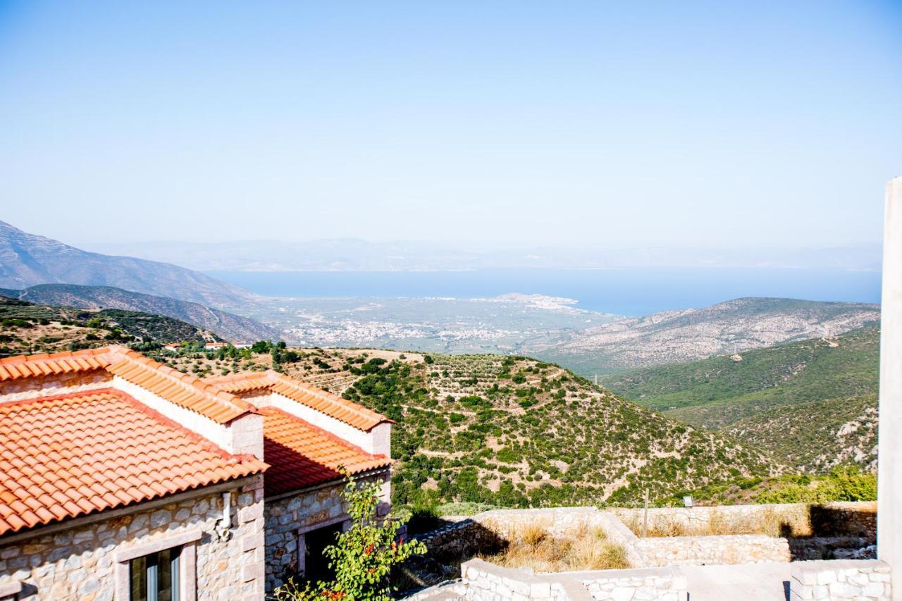 Raise Luxury Villas With A Great Sea View Of Astros Orini Meligou Exterior photo