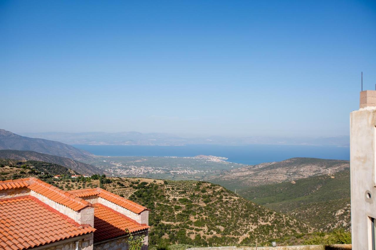 Raise Luxury Villas With A Great Sea View Of Astros Orini Meligou Exterior photo