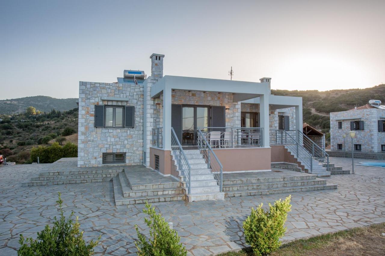 Raise Luxury Villas With A Great Sea View Of Astros Orini Meligou Exterior photo